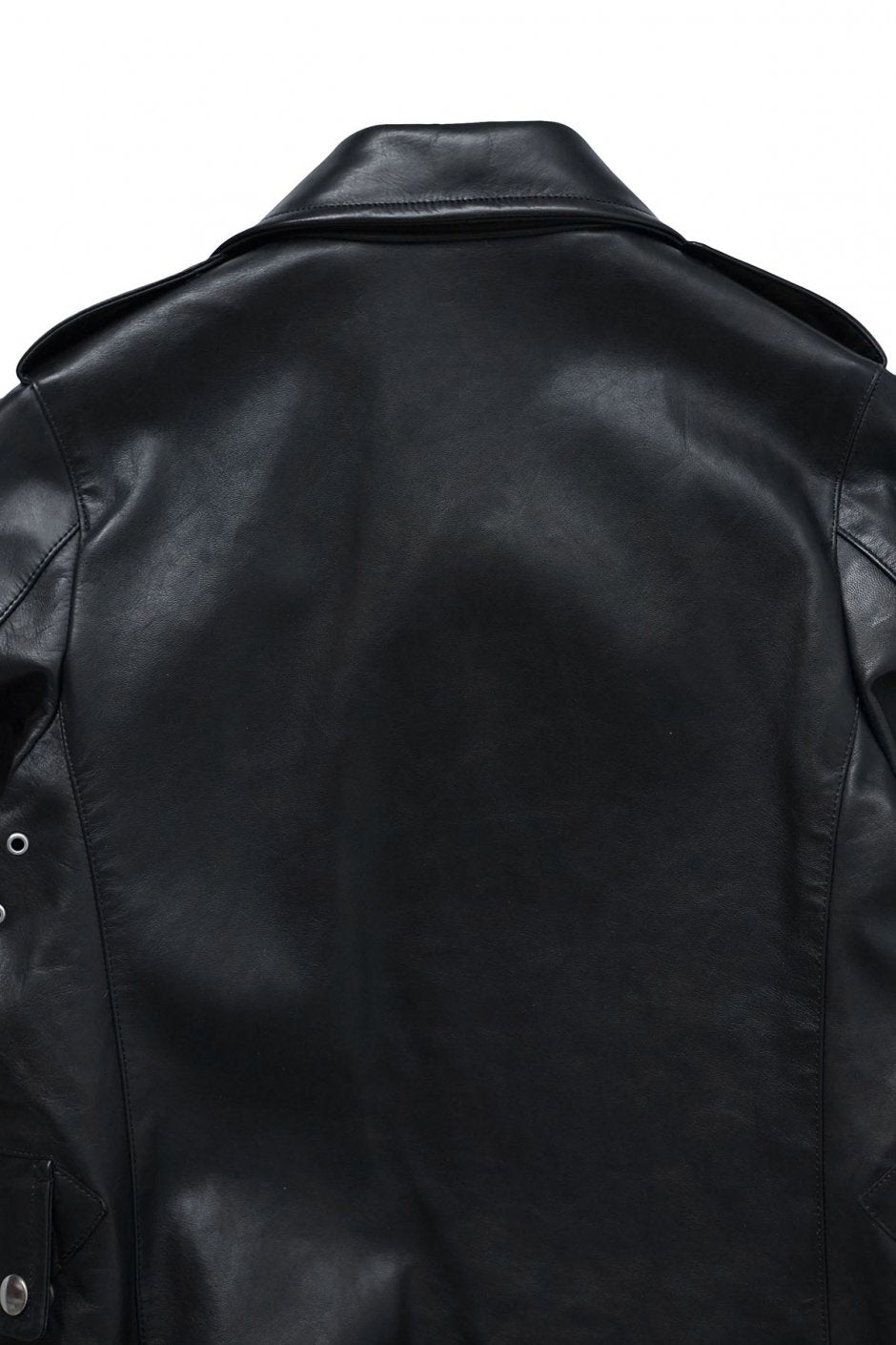 Nigel Cabourn woman - MORTORCYCLE LEATHER JACKET - BLACK