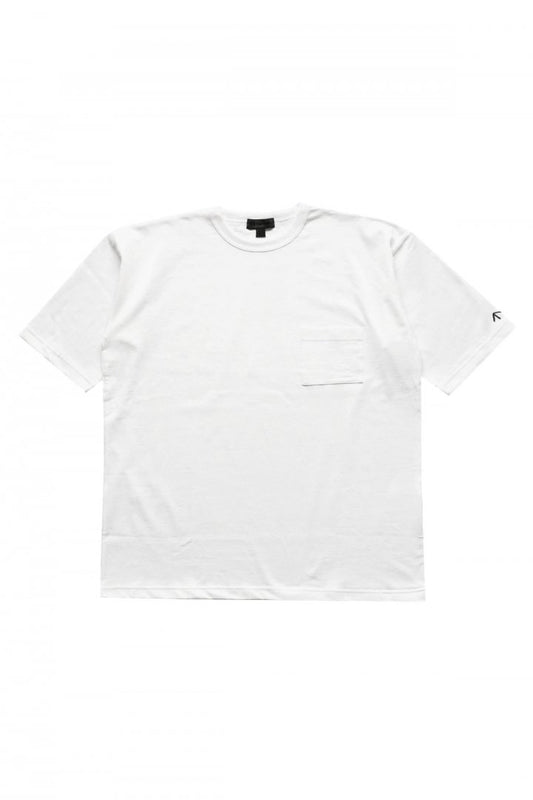 NIGEL CABOURN - WIDE T-SHIRT SOLID - WHITE