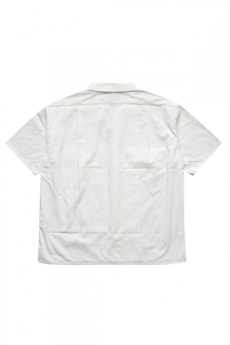 Nigel Cabourn - OPEN COLLARED WIDE SHIRT - WHITE