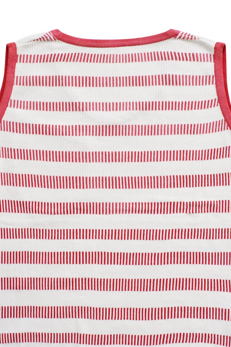 Porter Classic - BORDER KNIT VEST - RED