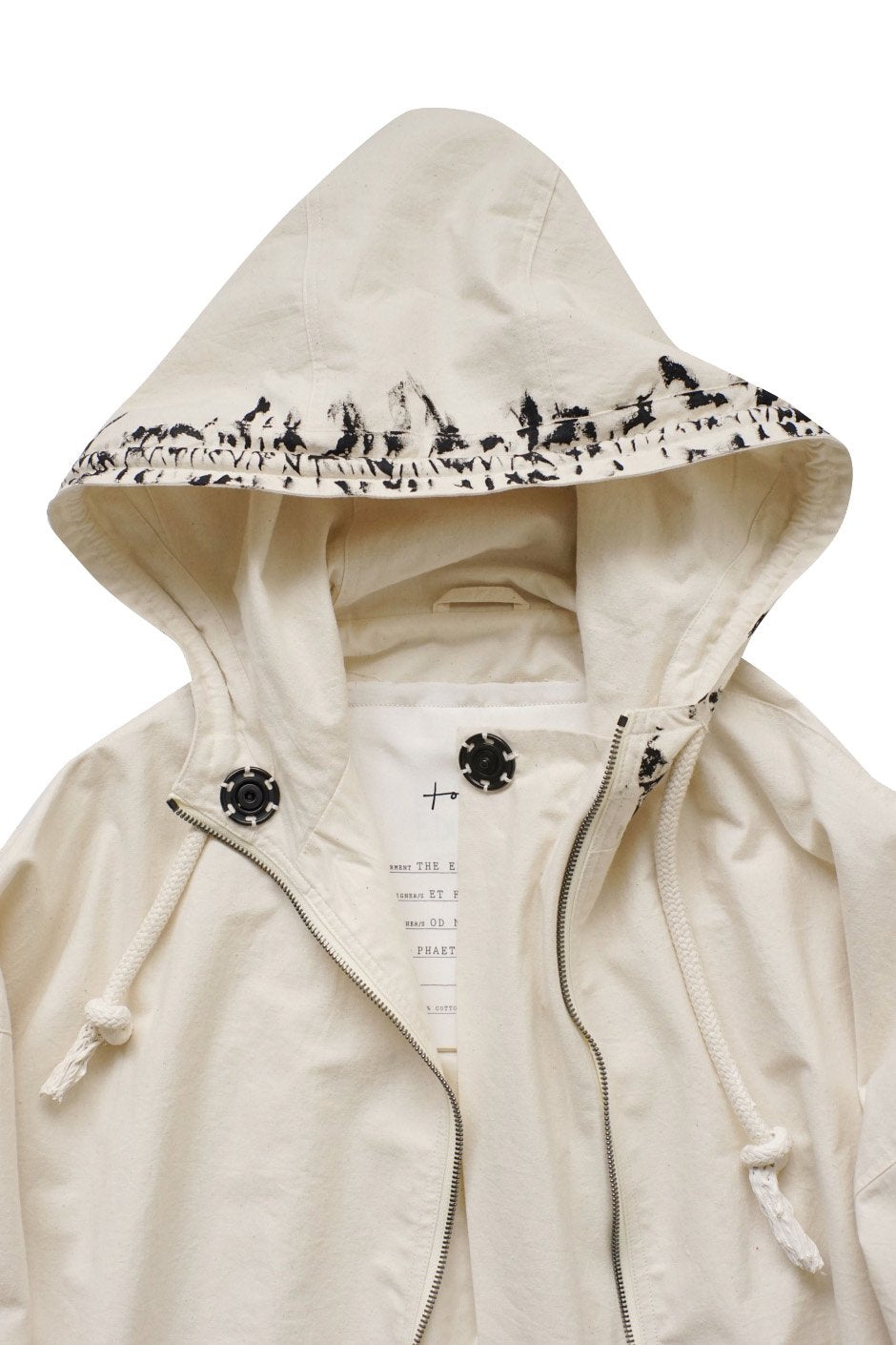 toogood - THE EXPLORER COAT - HAND PAINTED CALICO - RAW