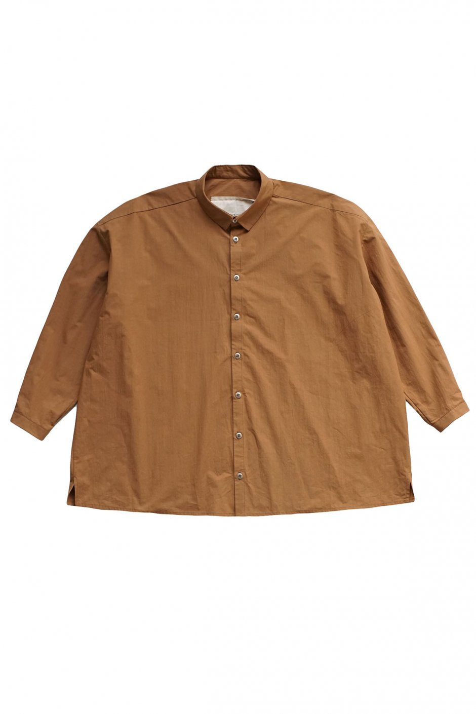 toogood - THE DRAUGHTSMAN SHIRT - COTTON PERCALE - BOX BROWN