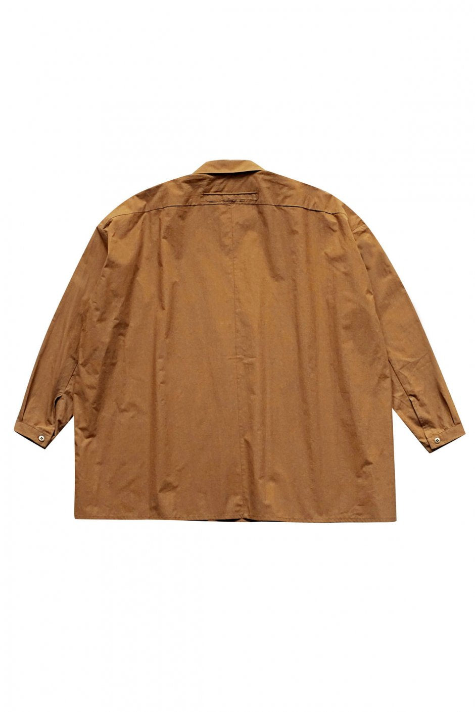 toogood - THE DRAUGHTSMAN SHIRT - COTTON PERCALE - BOX BROWN