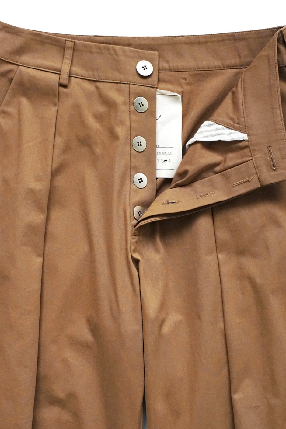 toogood - THE TINKER TROUSER - PLAIN COTTON - BOX BROWN