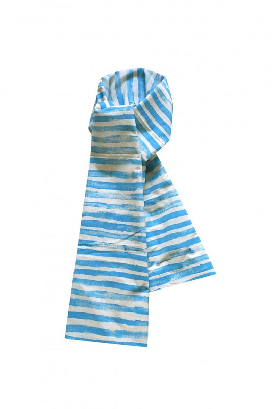 toogood - THE EXPLORER SCARF - TOOTHPASTE STRIPE - WATER