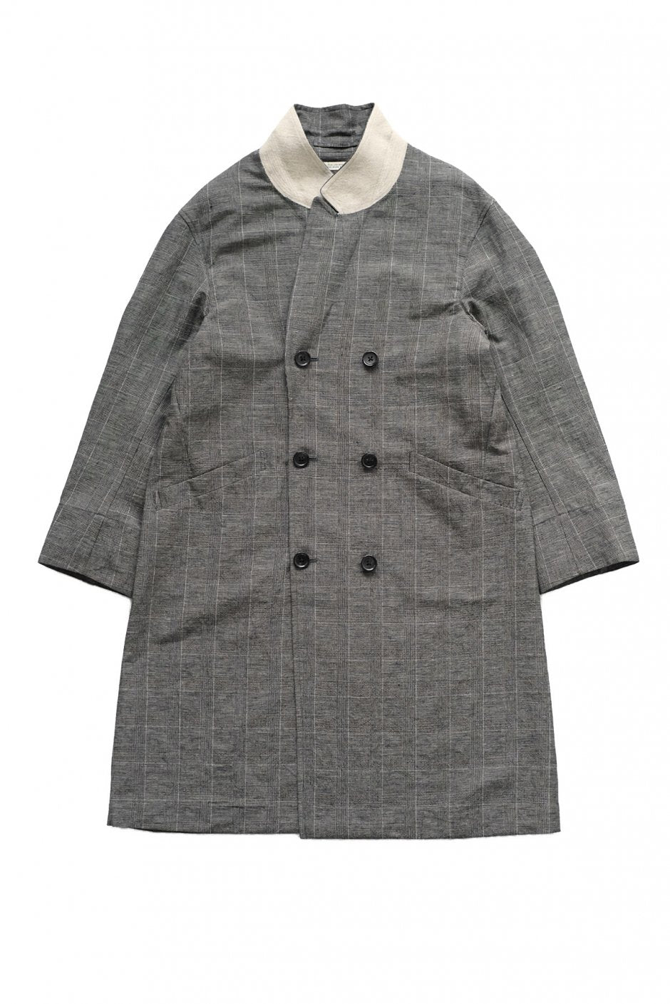 OLD JOE - DOUBLE BREASTED DUSTER COAT - GLEN CHECK