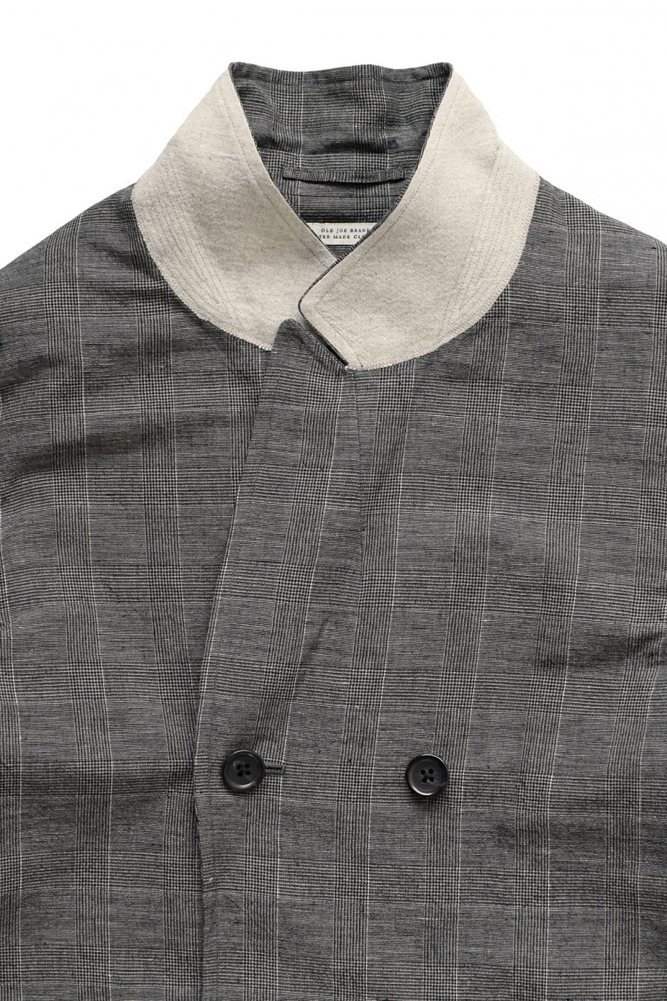 OLD JOE - DOUBLE BREASTED DUSTER COAT - GLEN CHECK