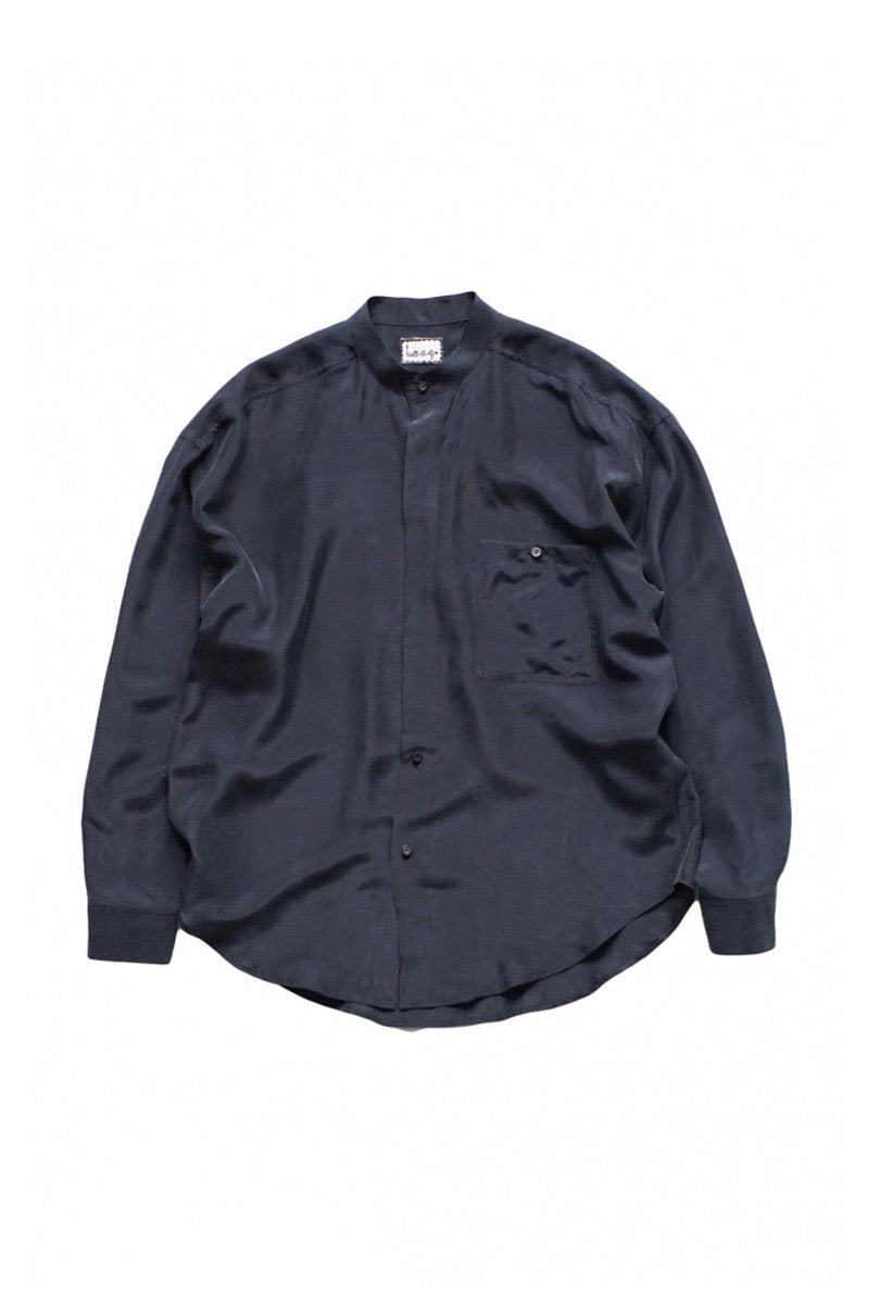 humoresque - MEN'S STAND COLLAR SHIRT - NAVY