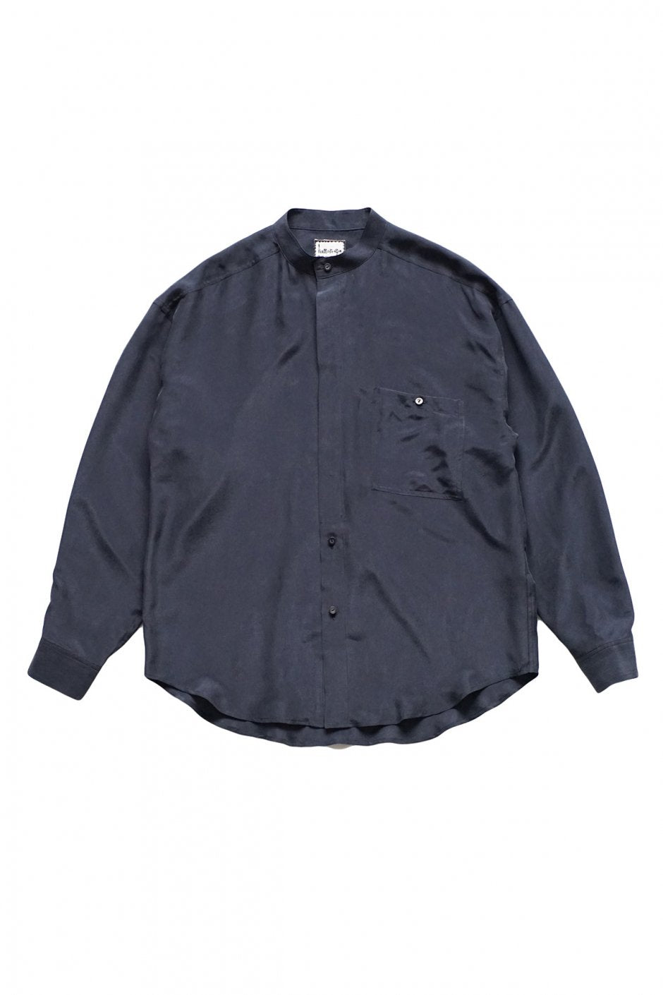 humoresque - MEN'S STAND COLLAR SHIRT - NAVY