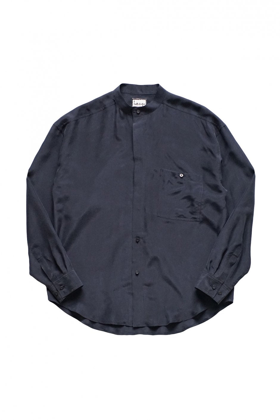 humoresque - MEN'S STAND COLLAR SHIRT - NAVY