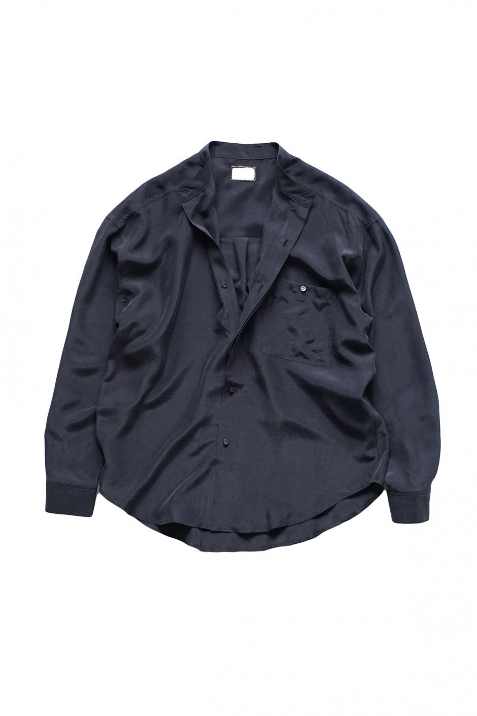 humoresque - MEN'S STAND COLLAR SHIRT - NAVY