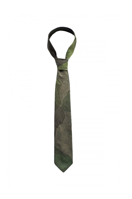 Nigel Cabourn - TIE REVERSIBLE CAMO - OLIVE