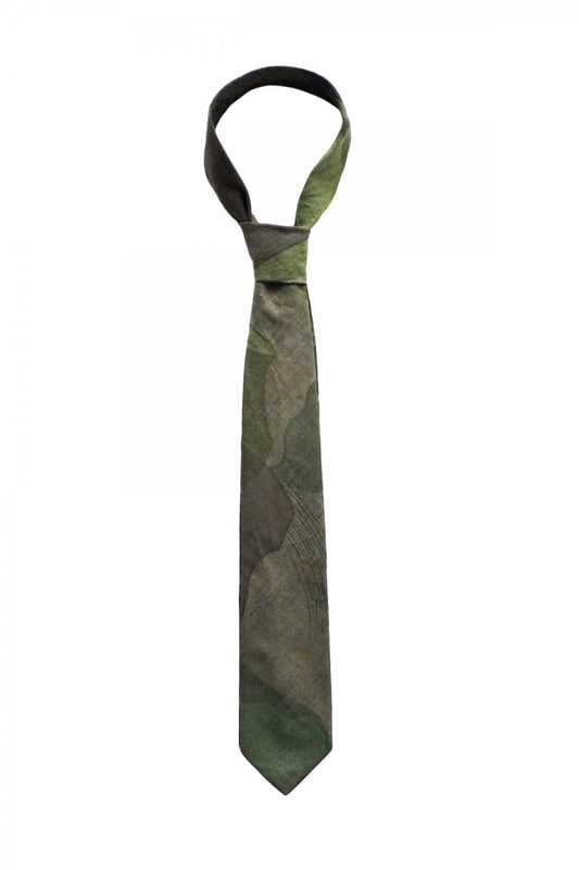 Nigel Cabourn - TIE REVERSIBLE CAMO - OLIVE