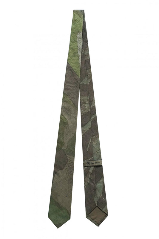 Nigel Cabourn - TIE REVERSIBLE CAMO - OLIVE