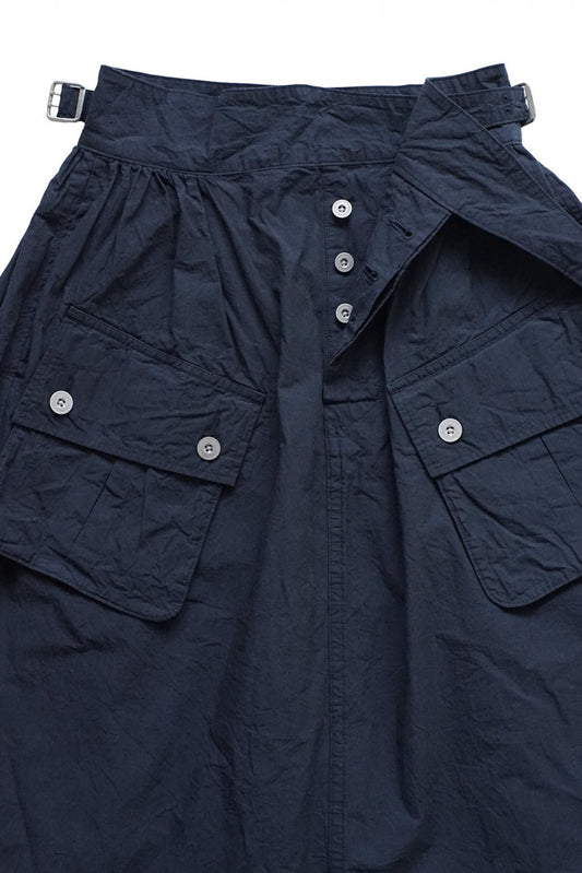 Nigel Cabourn woman - FATIGUE DETAIL SKIRT - NAVY