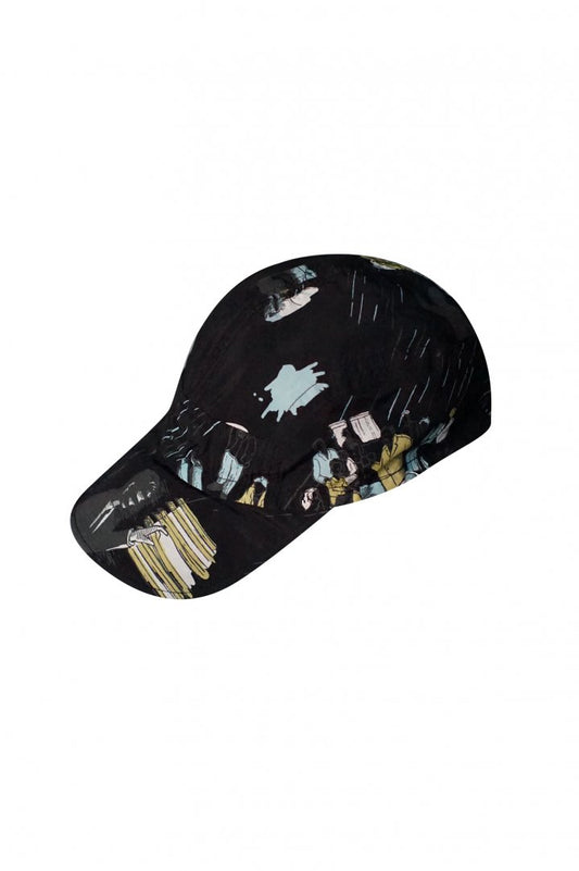 Porter Classic - “FILM NOIR” ALOHA CAP - BLACK