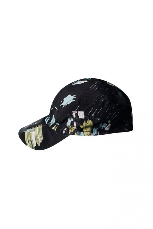 Porter Classic - “FILM NOIR” ALOHA CAP - BLACK