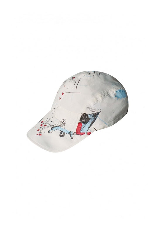 Porter Classic - “FILM NOIR” ALOHA CAP - WHITE