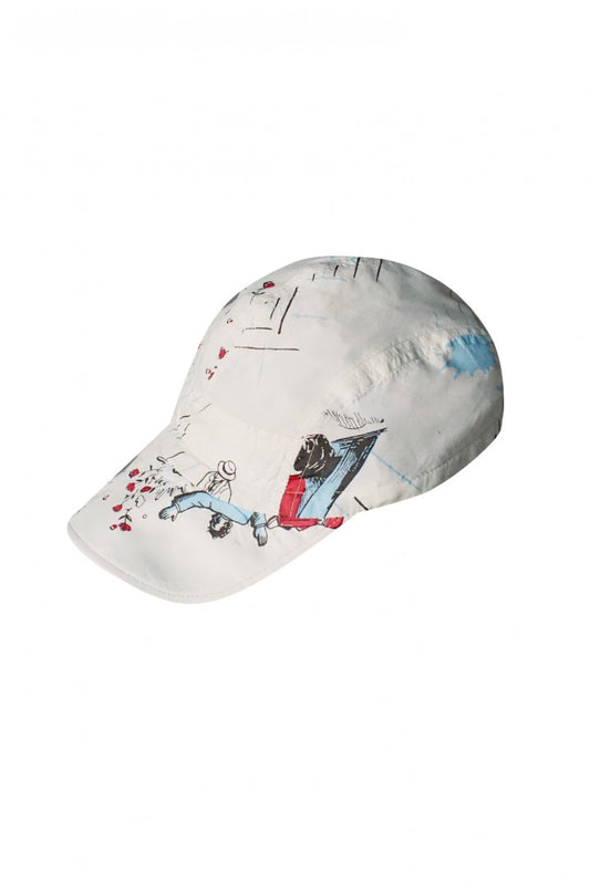 Porter Classic - “FILM NOIR” ALOHA CAP - WHITE