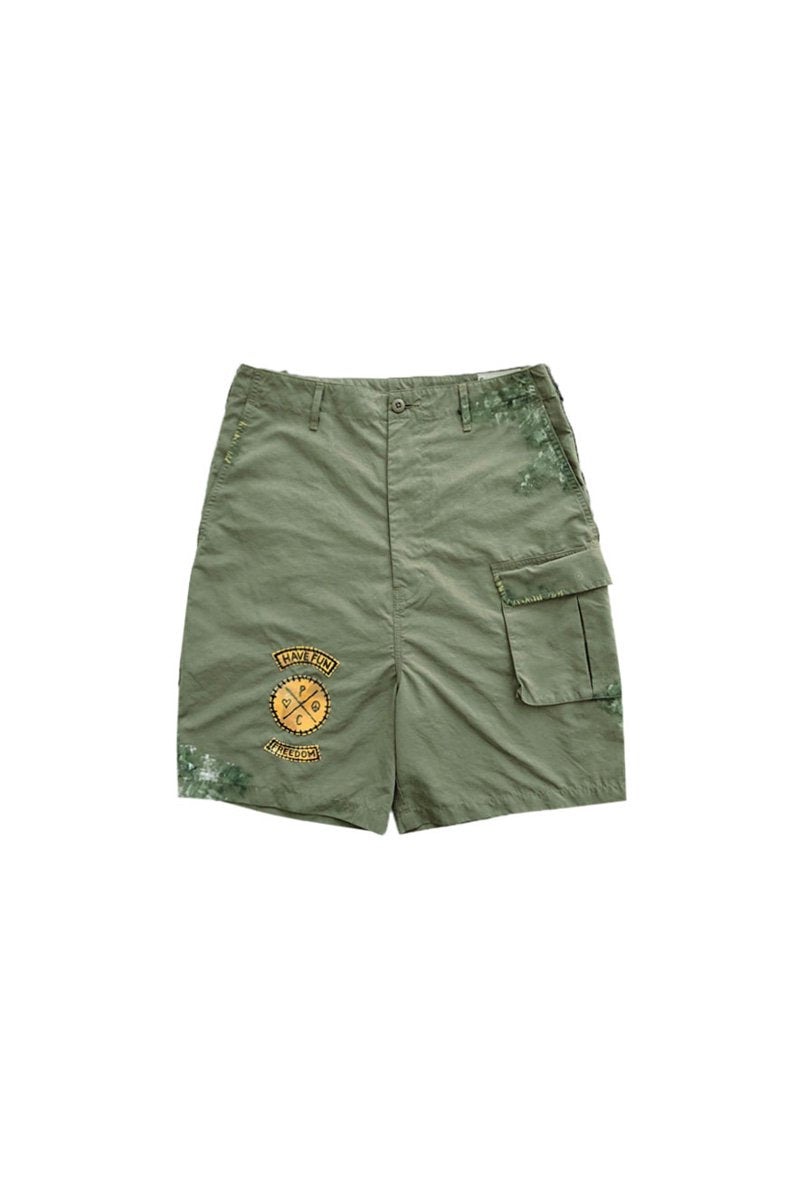 Porter Classic - H/W HIPPIE WEATHER SHORTS - OLIVE