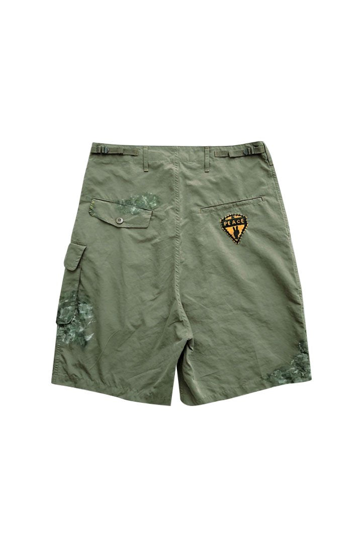 Porter Classic - H/W HIPPIE WEATHER SHORTS - OLIVE