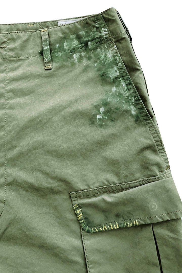 Porter Classic - H/W HIPPIE WEATHER SHORTS - OLIVE