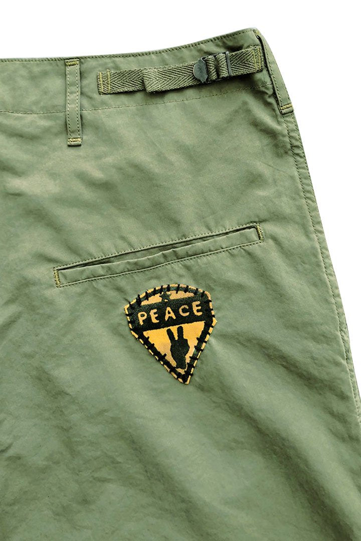 Porter Classic - H/W HIPPIE WEATHER SHORTS - OLIVE