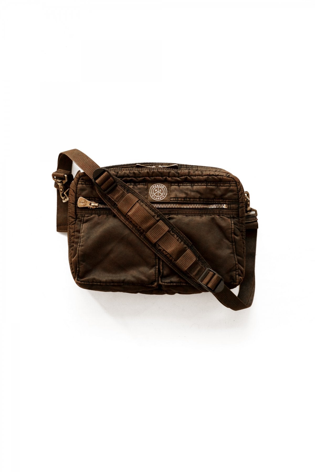 Porter Classic ★★★ - SUPER NYLON SHOULDER BAG (M) - GOLDEN BROWN EXCLUSIVE