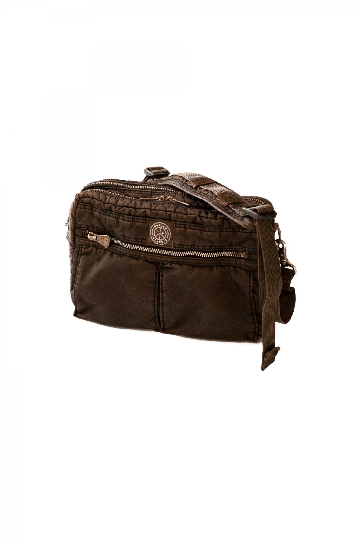 Porter Classic ★★★ - SUPER NYLON SHOULDER BAG (M) - GOLDEN BROWN EXCLUSIVE