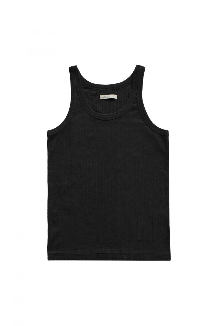 OLD JOE - DROP NEEDLE TANK TOPS - BLACK