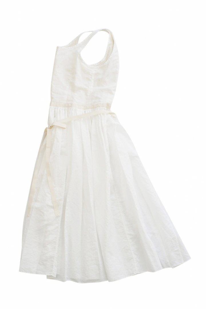 Nigel Cabourn woman - APRON DRESS - WHITE