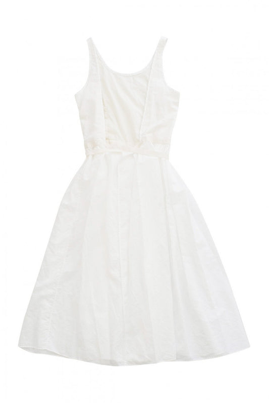 Nigel Cabourn woman - APRON DRESS - WHITE