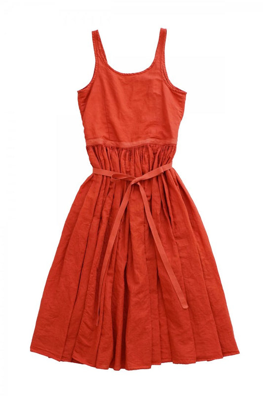 Nigel Cabourn woman - APRON DRESS - ORANGE