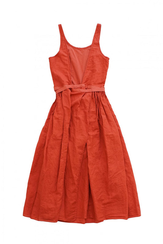 Nigel Cabourn woman - APRON DRESS - ORANGE