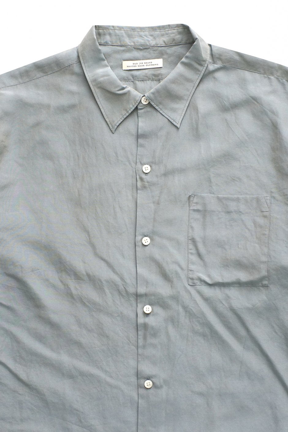 OLD JOE - SIMPLE SMALL COLLAR SHIRTS - OPALINE