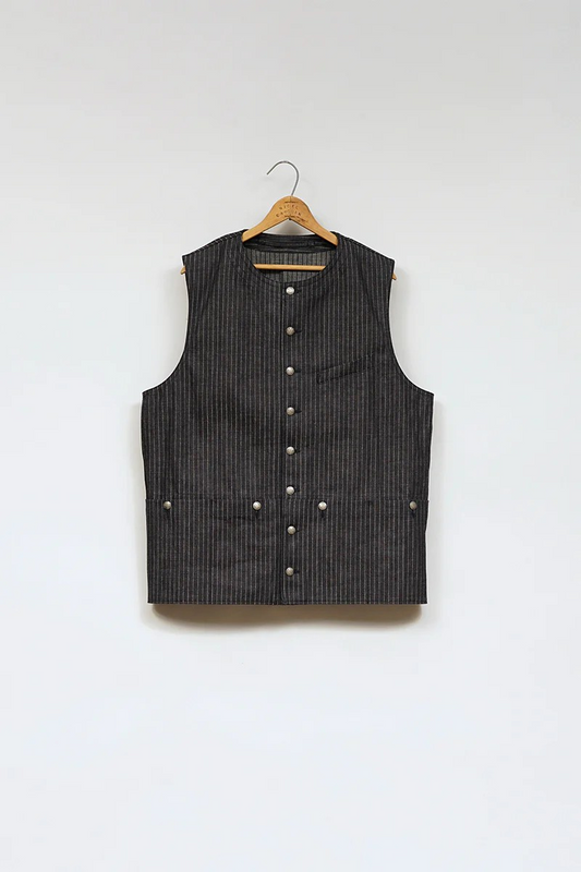 ◯ Nigel Cabourn - 30s FRENCH WORK VEST - INDIGO