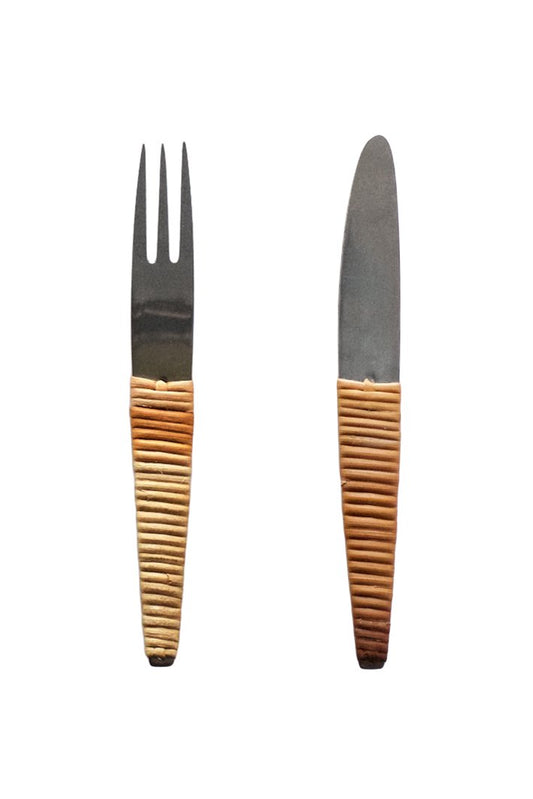 CARL AUBOCK KNIFE & FORK FOR FRUITS