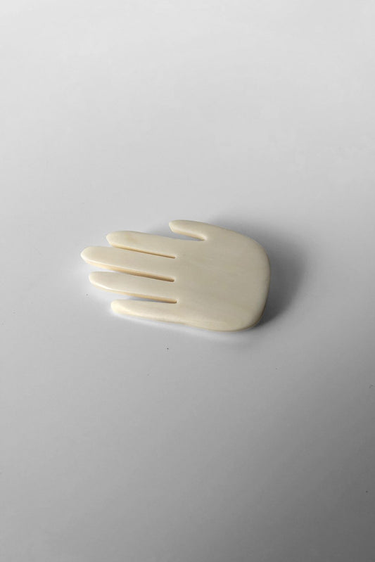 8UEDE - PATCH BONE PIN - WHITE GROSS