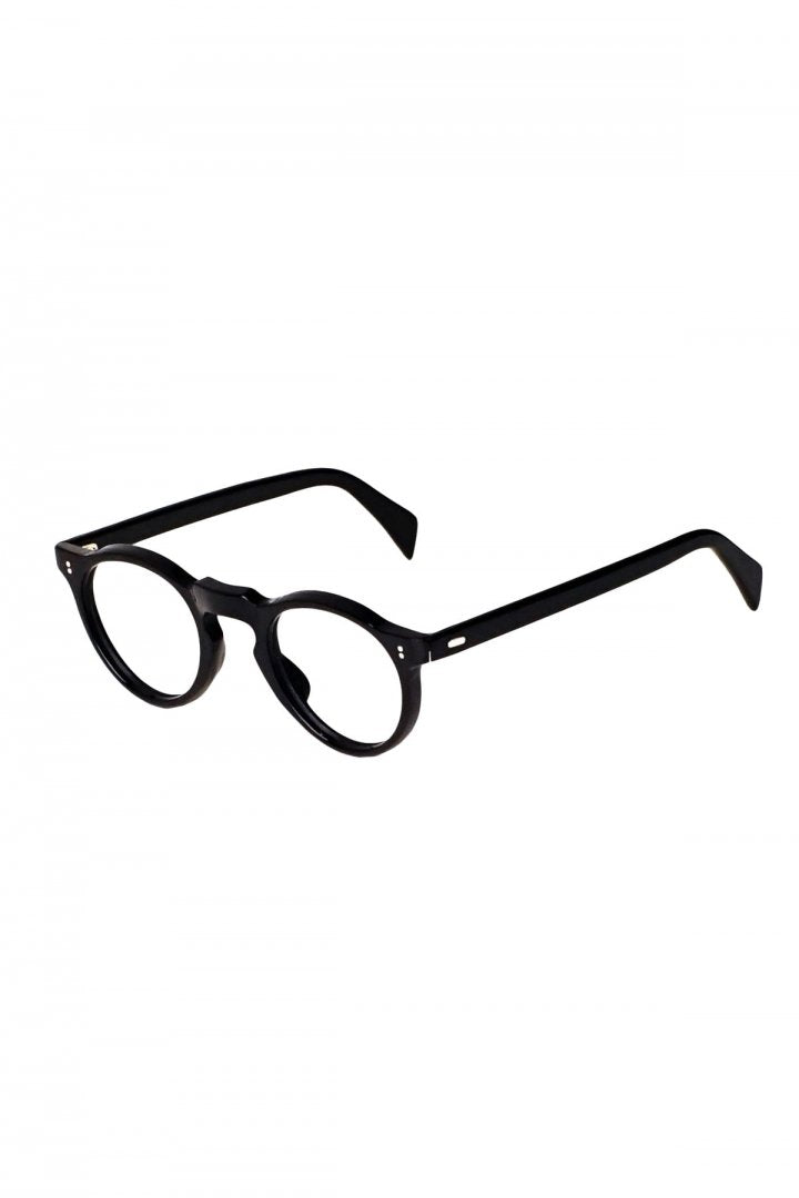 1960s FRANCE VINTAGE EYEGLASS PANTO BLACK  - OPT-249