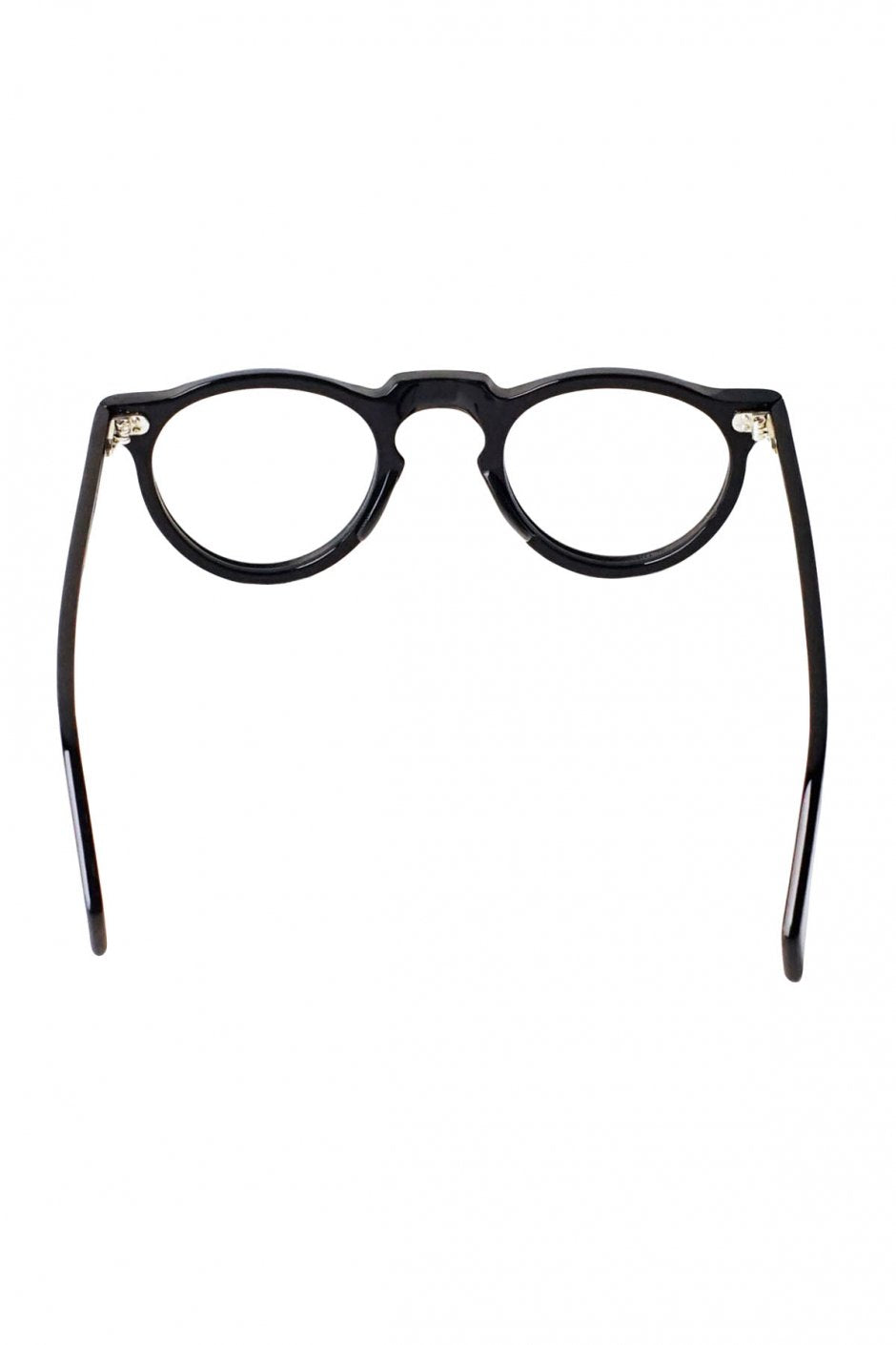 1960s FRANCE VINTAGE EYEGLASS PANTO BLACK  - OPT-249