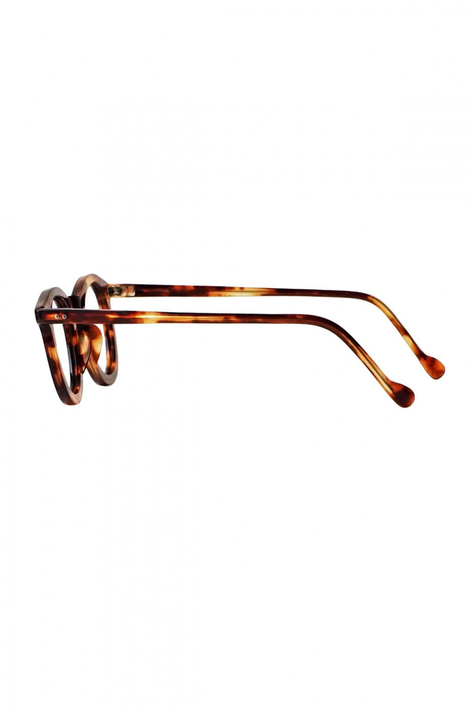 1950s FRANCE VINTAGE EYEGLASS WELLINGTON  AMBER - OPT-239