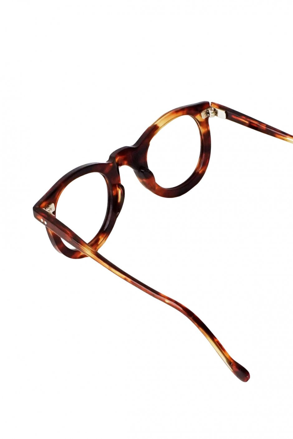 1950s FRANCE VINTAGE EYEGLASS WELLINGTON  AMBER - OPT-239