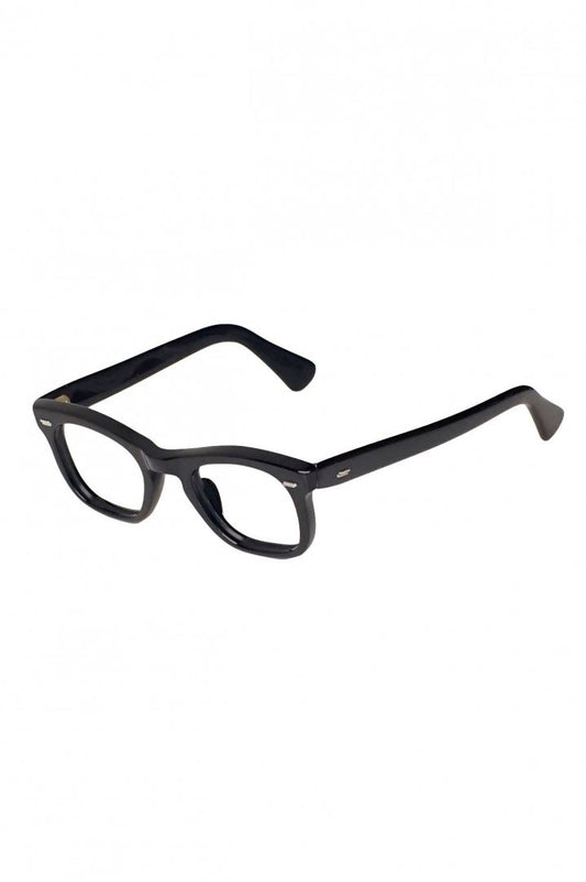 1960s BRITISH VINTAGE EYEWEAR - BLACK - OPT-260