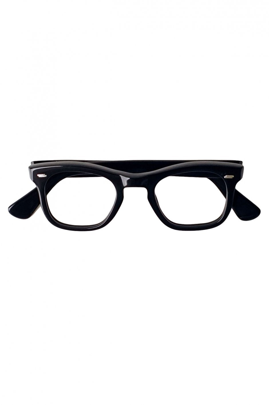 1960s BRITISH VINTAGE EYEWEAR - BLACK - OPT-260