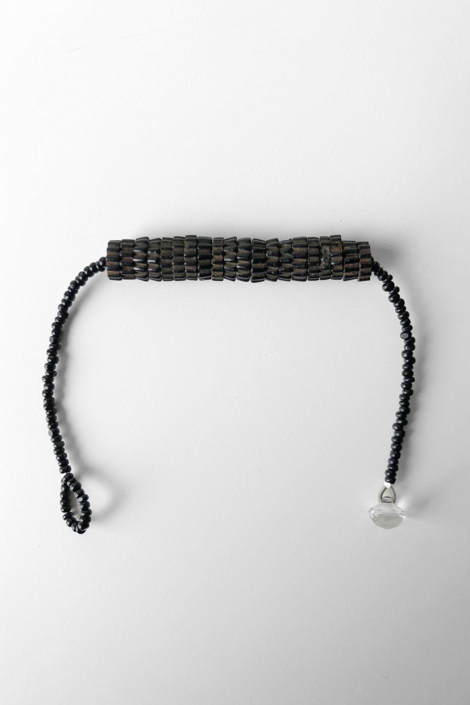 MERCERIE GRAIN D’AILE - BLACK FLOWER Bracelet