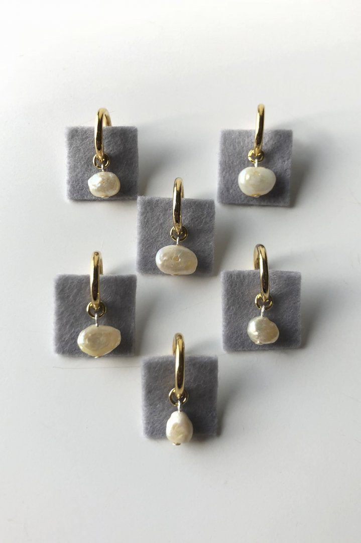 MERCERIE GRAIN D’AILE - RIVER PEARL Earrings