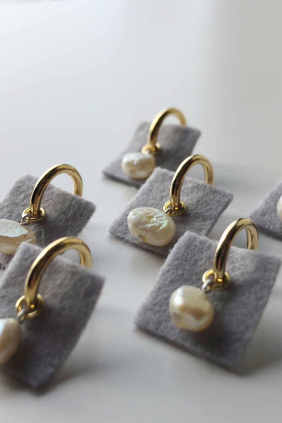 MERCERIE GRAIN D’AILE - RIVER PEARL Earrings