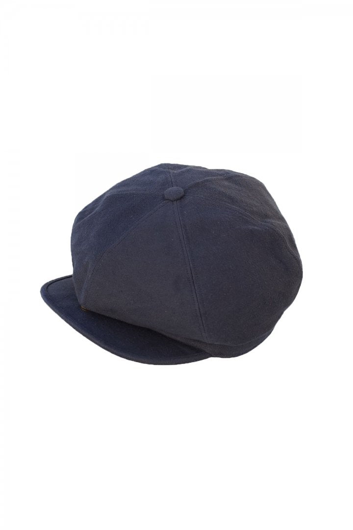 Nigel Cabourn - HUNTING CAP MOLESKIN - INDIGO