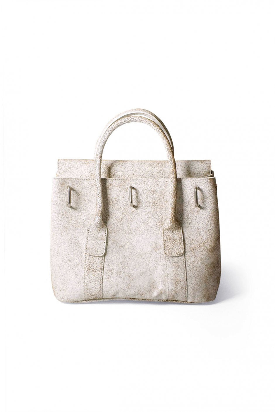 OLD JOE ★★★ - EXCLUSIVE DISTRESSED LEATHER TINY MONEY BAG - BONE