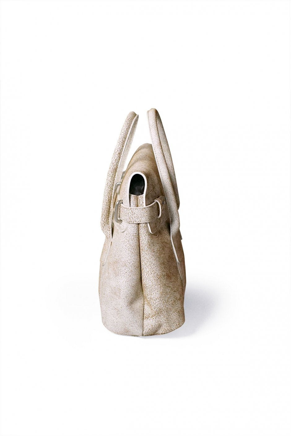 OLD JOE ★★★ - EXCLUSIVE DISTRESSED LEATHER TINY MONEY BAG - BONE